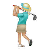 Golfeuse: Peau Moyennement Claire