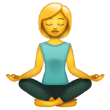 Femme Dans La Posture Du Lotus