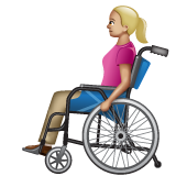 Femme En Fauteuil Roulant Manuel: Peau Moyennement Claire