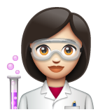 Scientifique Femme: Peau Claire