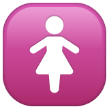 Symbole Toilettes Femmes
