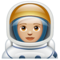 Astronaute: Peau Moyennement Claire