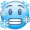 Visage Bleu De Froid