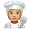 Cuisinier (Tous Genres): Peau Moyennement Claire