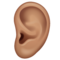 Oreille: Peau Moyenne