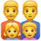 Famille: Homme, Homme, Fille, Garçon