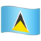 Flaga: Saint Lucia