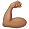 Biceps Contracté: Peau Moyenne