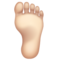 Pied: Peau Claire