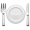 Fourchette Et Couteau Avec Assiette
