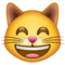 Chat Qui Sourit Avec Des Yeux Rieurs