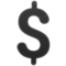 Gruby symbol dolara
