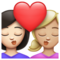 Baiser: Femme, Femme, Peau Claire, Peau Moyennement Claire