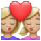 Baiser: Femme, Femme, Peau Moyennement Claire