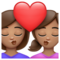 Baiser: Femme, Femme, Peau Moyenne