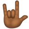 Signe Je T’Aime: Peau Moyennement Foncée