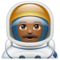 Astronaute Homme: Peau Moyennement Foncée