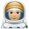 Astronaute Homme: Peau Moyennement Claire