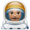 Astronaute Homme: Peau Moyenne