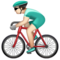 Cycliste Homme: Peau Claire