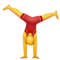 Homme Faisant La Roue