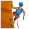 Homme Qui Grimpe: Peau Moyenne