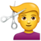 Homme Qui Se Fait Couper Les Cheveux