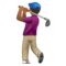 Golfeur: Peau Moyennement Foncée