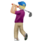 Golfeur: Peau Moyennement Claire