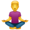 Homme Dans La Posture Du Lotus
