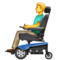 Homme En Fauteuil Roulant Motorisé