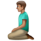 Homme À Genoux: Peau Moyenne