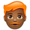 Homme: Peau Moyennement Foncée, Cheveux Roux