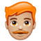 Homme: Peau Moyennement Claire, Cheveux Roux