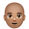 Homme: Peau Moyenne, Chauve