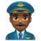 Pilote Homme: Peau Moyennement Foncée