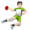 Handballeur: Peau Claire