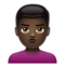 Homme Qui Boude: Peau Foncée