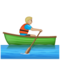 Rameur Dans Une Barque: Peau Moyennement Claire
