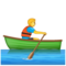 Rameur Dans Une Barque