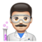 Scientifique Homme: Peau Claire