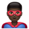 Super-Héros Homme: Peau Foncée