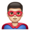 Super-Héros Homme: Peau Claire