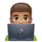 Informaticien: Peau Moyenne