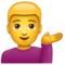 Homme Paume Vers Le Haut