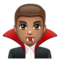 Vampire Homme: Peau Moyenne