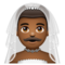 Homme Avec Voile: Peau Moyennement Foncée