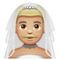 Homme Avec Voile: Peau Moyennement Claire