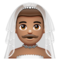 Homme Avec Voile: Peau Moyenne