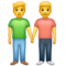 Deux Hommes Se Tenant La Main